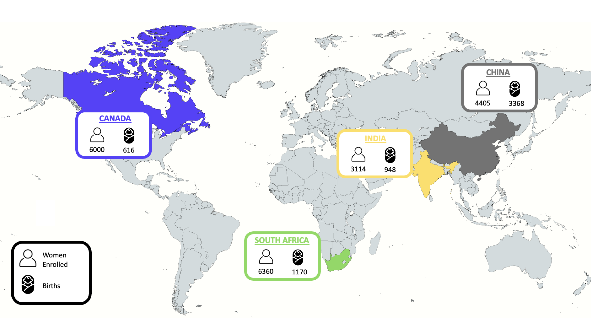 HeLT Consortium Map